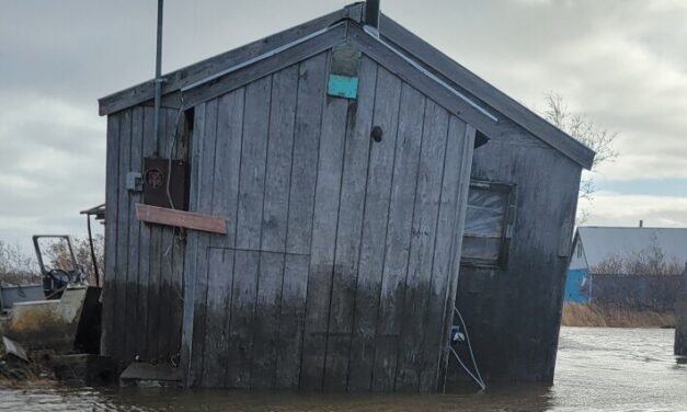 A quarter of homes in Napakiak have been displaced by flooding