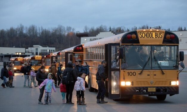 Typhoon displaced students, teachers from Western Alaska continue school across the state