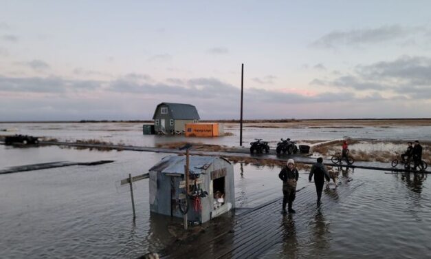 Flooding, but no damage reported for Yukon Delta coastal communities after powerful fall storm