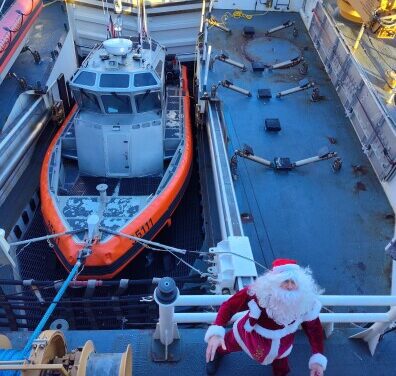 Coast Guard welcomes Unalaska aboard the Kimball Express