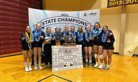 Unalaska celebrates Raiders girls volleyball for second 2A state championship
