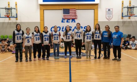Kwigillingok students left their village after Halong, but their basketball team plays on